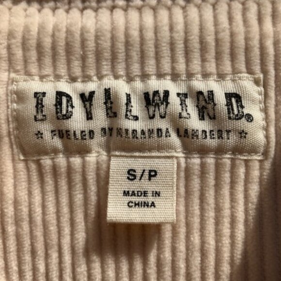 Idyllwind Corduroy Trucker Jacket Western Boho Chic Festival - Picture 5 of 5